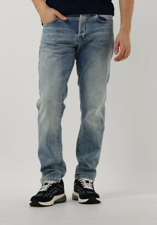 G-Star Raw 3301 Regular Tapered Jeans Heren - Broek - Lichtblauw - Maat 30/30