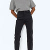 Noisy may Jeans Nmmoni Hw Straight Ank Black Jeans 27021112 Black Denim Dames Maat - W28 X L32