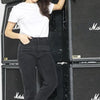 Noisy may Jeans Nmmoni Hw Straight Ank Black Jeans 27021112 Black Denim Dames Maat - W28 X L32