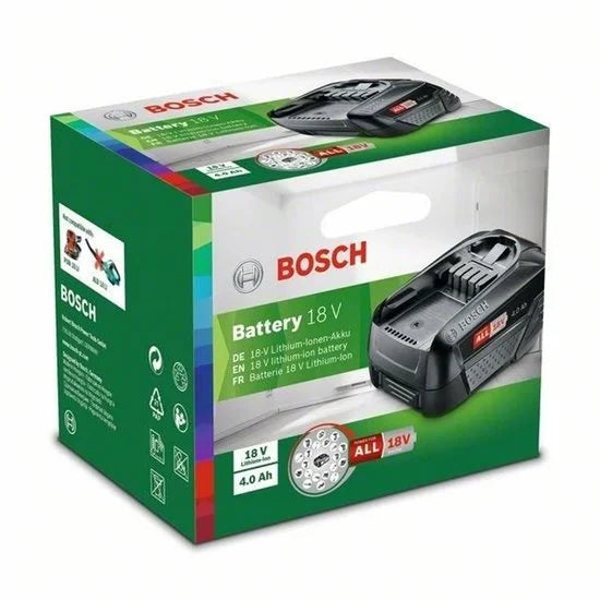 Bosch Lithium-Ion accu / batterij - 18 Volt - 4,0 Ah - Cordless family concept - exclusief oplader