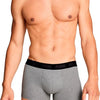 Puma Lange short - 002 Black/Grey - maat M (M) - Heren Volwassenen - Katoen/elastaan- 701226820-002-M