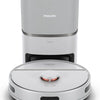 Philips HomeRun Aqua 3000 Series XU3110/02 - Robotstofzuiger met Dweilfunctie - Incl. Laadstation - Wit / Metallic - App Connected