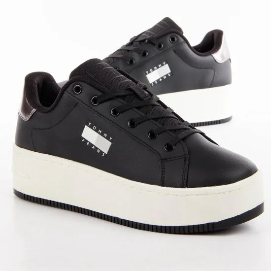 Tommy Hilfiger TJW Flatform Dames Sneaker - Warm Stone - Maat 39