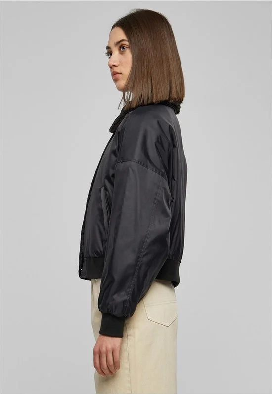 Urban Classics - Pilot Bomber jacket - L - Zwart