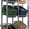CLP Stack Krattenrek - Zwaar - roestvrij staal 116x91x31 cm