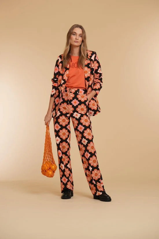 Geisha Blazer Blazer 45050 32 Orange/pink/black Dames Maat - XS
