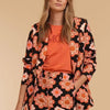 Geisha Blazer Blazer 45050 32 Orange/pink/black Dames Maat - XS