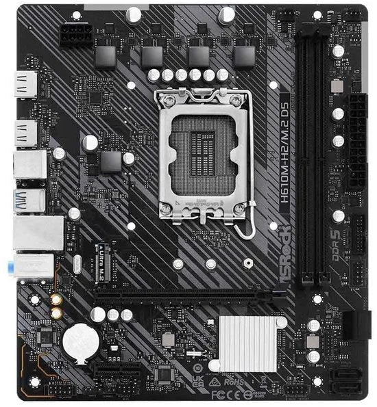 Asrock H610M-H2/M.2 D5 Intel H610 LGA 1700 micro ATX