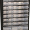 Raaco Ladekast met 44 lades - Metalen Assortimentskast - Opbergsysteem voor o.a. schroeven en bouten - Kan aan de muur bevestigd worden - Incl. 10 tu