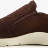 ECCO Irving leren heren instappers - Bruin - Maat 47 - Uitneembare zool