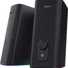 Trust GXT 612 Cetic - 2.0 PC Speakers met Bluetooth - 3.5mm aansluiting - RGB verlichting - Zwart