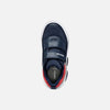 GEOX ILLUMINUS TIENERS Sneakers - MARINEBLAUW/ROOD - Maat 29