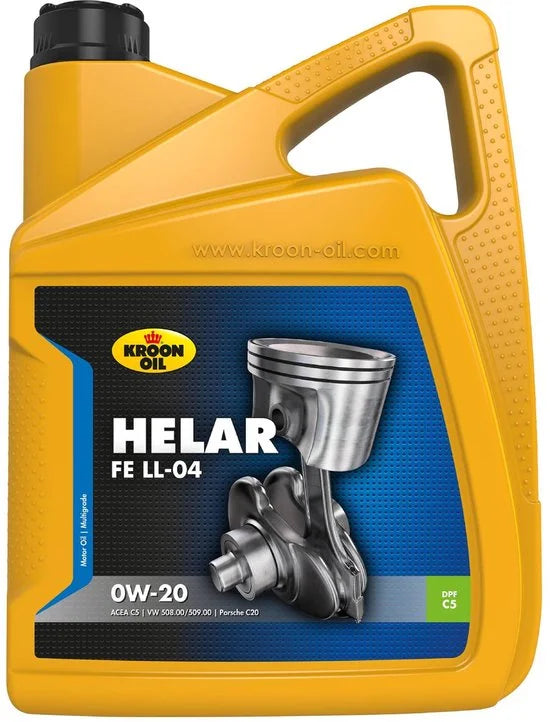 Kroon-Oil Motorolie 32496 Helar FE LL-04 0W-20 5 Liter