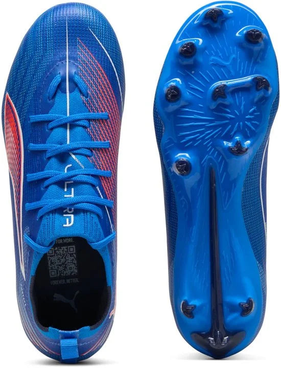 PUMA - ultra 6 pro fg/ag jr - Voetbal schoen firm ground jongens - Blauw