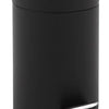 V-Part - Pedaalemmer 5 liter - Steel - zwart - Prullenbak