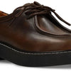 Sacha - Dames - Bruine leren veterschoenen - Maat 38