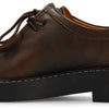 Sacha - Dames - Bruine leren veterschoenen - Maat 38