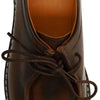 Sacha - Dames - Bruine leren veterschoenen - Maat 38