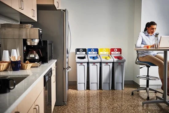 Slim Jim Recycling Station Startset - Rubbermaid DY107