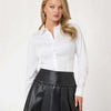 Guess Ls Cate Wit Overhemd - Streetwear - Vrouwen
