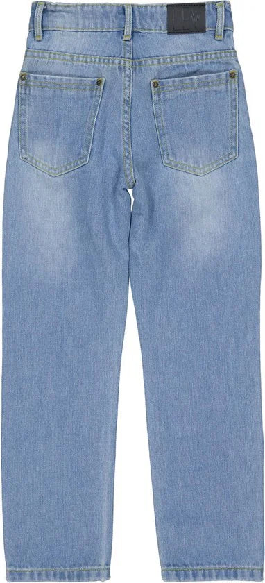 Levv meiden jeans Jaimy Wit Fit Light Blue Denim