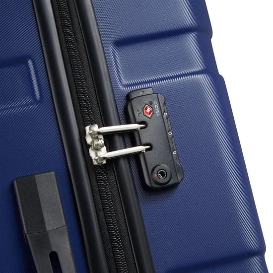Delsey Paris x United Colors Of Benetton - Kofferset Now - 3 delig - Handbagage 34L + ruimbagage 65L en 93L – Blauw