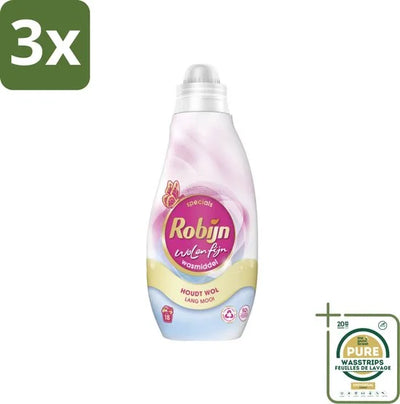 3 x Robijn Specials - Wol & Fijn - Vloeibaar Wasmiddel - 18 Wasbeurten - Grootverpakking - Wasmiddel Wol En Zijde - Fijne Was Beschermers - Slijtagev