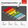 GAUDER beschrijfbare magnetische etiketten - herbruikbare magnetische borden voor whiteboards, schoolborden, kanbanborden en koelkasten - magneetkaar
