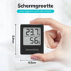 Bloomfold Hygrometer - Luchtvochtigheidsmeter - Digitaal Weerstation - Vochtigheidsmeter - Thermometer voor Binnen - Inclusief batterij