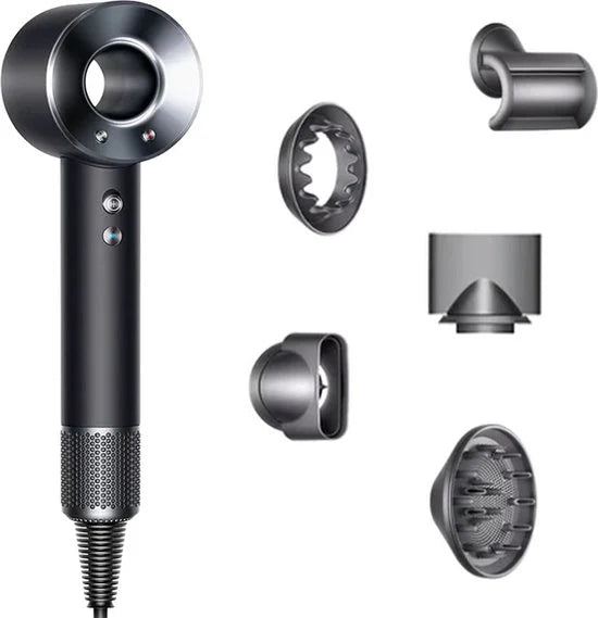 Dyson Supersonic föhn met Flyaway accessoire - zwart / nikkel