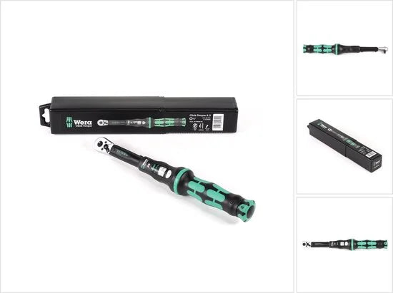 Wera Click-Torque A 5 Draaimomentsleutel met omschakelrratel 1/4 Vierkant 2.5-25 Nm - 05075604001