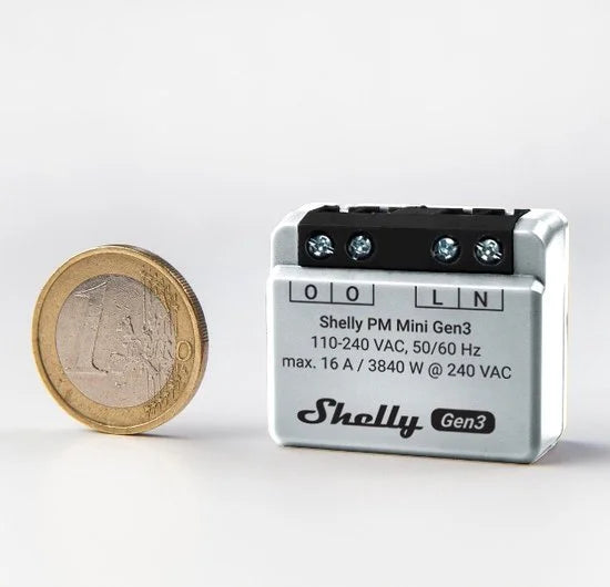 Shelly Pm Mini Gen3 Wifi Bluetooth-Controller Voor Smart Home