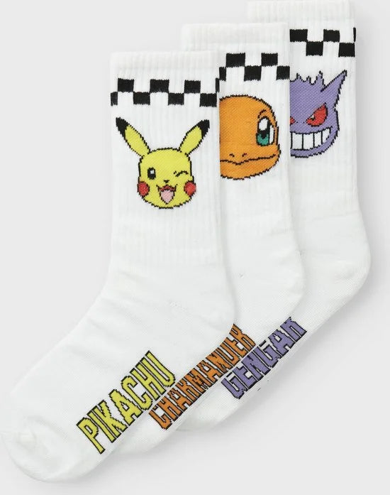 Name It Pokemon Tennis Sokken (3-pack) Junior
