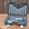HYUNDAI gereedschapset - 61-delig - CrV - ergonomisch handvat - Fraaie kunststof koffer