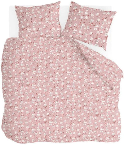 Walra Dekbedovertrek Floral Fusion - 200x220 - 100% Katoen (BCI) - Roze