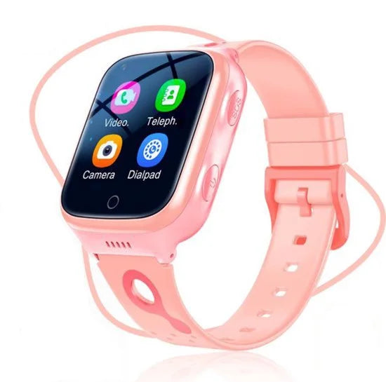 ISHIVA® GPS Horloge Kind geschikt voor Simkaart (4G GPS)–Smartwatch Kinderen met HD-camera & Videobellen - Kinder Smartwatch - 1000 mAh Long Battery–