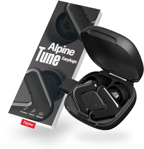 Alpine Tune Oordopjes Festival - Concert Oordopjes met Geluidsdemping - Hifi Geluidskwaliteit - 19dB Gehoorbescherming met Helder Geluid - 4 Maten Oo