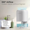 Auronic Luchtontvochtiger - Ontvochtigt 450ml Per Dag in Huis - 1L Waterreservoir - LED - Vochtopnemer voor in Woonkamer, Slaapkamer & Badkamer - Deh