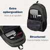 TRVLMORE 36L Rugzak - Rugtas met 17 Inch Laptopvak - Schooltas - Spatwaterdicht - Heren en Dames - Jongens en Meisjes - Grijsgroen