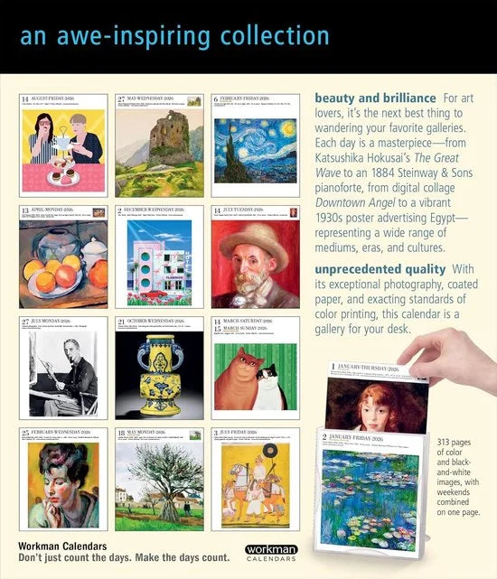 Art Page-A-Day® Gallery Calendar 2026