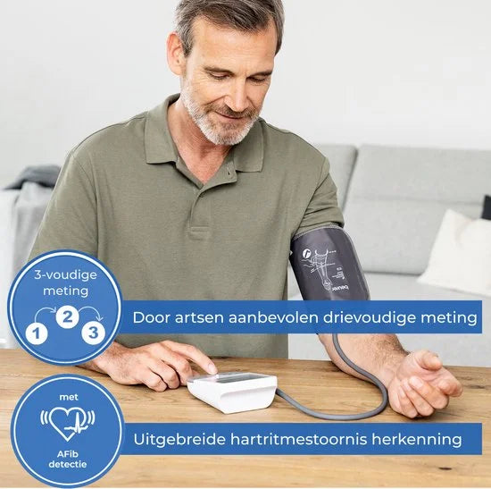 Beurer BM 53 Bloeddrukmeter Bovenarm Premium - Met AFIB (hartritmestoornis) detectie - Aanbevolen: Bloeddrukmeter Hartstichting, ESH en ETM testwinna