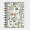 Hobbit - Ringband Agenda 2026 - Agenda A6 (14,8 x 11 cm) - Spiraal Agenda - 1 week op 2 pagina's - Flexibele Kaft - Weidebloemen