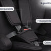 Bebies First Autostoel Isofix Grandtour Allure Groep 1/2/3 9-36 kg (76 tot 150 cm) Vanaf 15 maanden tot 12 jaar – Isofix & i-Size - Met Bekerhouder -