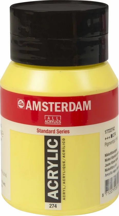 Amsterdam Standard Series Acrylverf - 500 ml 274 Nikkeltitaangeel