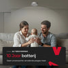 SAVS SM11R4 Draadloos koppelbare rookmelder - SafeLink - 10 jaar batterij - Extra dun design - Geen LED lampje - Montage zonder boren - Voldoet aan E