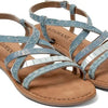 Lazamani - Zuri Dames Sandalen Denim - Maat 38
