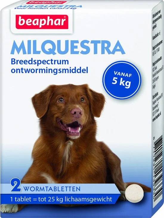 Beaphar Milquestra Hond - 4 Tabletten