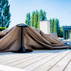 Raffles Covers Tuinsethoes - 250 x 200 H: 95 cm - RDS250200high - Waterdicht - Ademend - UV-bestendig - Elastisch rijgkoord - Beschermhoes tuinmeubel