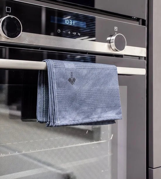 Microvezel Schoonmaakdoek Set van 4 - Streeploos ramen, Glas, Spiegel & Keuken Schoonmaken - Herbruikbare Toverdoek - FRM
