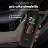 FlinQ Draagbare Compressor - Luchtcompressor - Elektrische Bandenpomp voor Fiets en Auto - Fietspomp USB-oplaadbaar - 12V